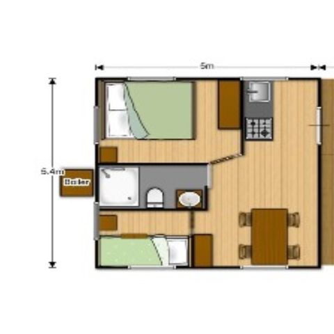 Unique 4 persons - SAFARI TENT 4p