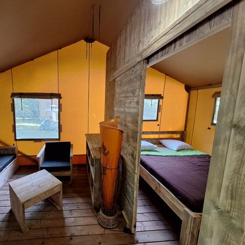 CANVAS AND WOOD TENT 6 people - Lodge SAFARI 6 pers