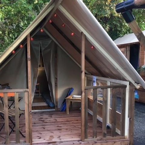 CANVAS AND WOOD TENT 1 person - Cyclo-Tent