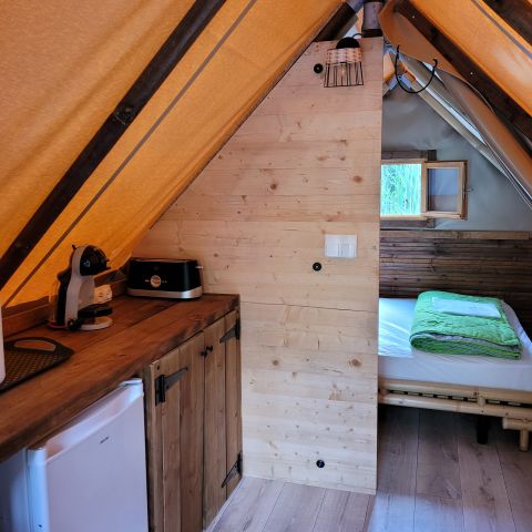 CANVAS AND WOOD TENT 2 people - Flo'Tente 2 pers
