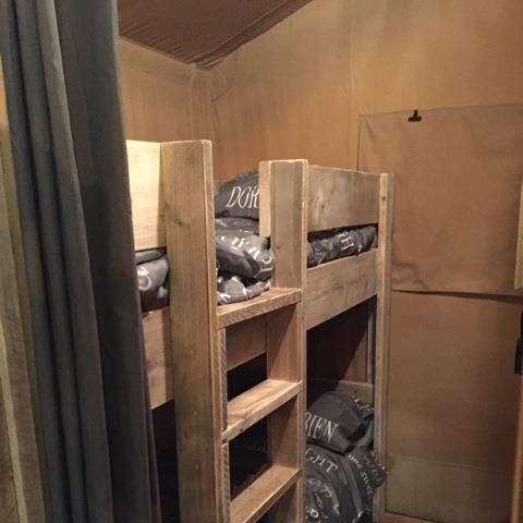 CANVAS AND WOOD TENT 4 people - Lodge WOODY 4 pers
