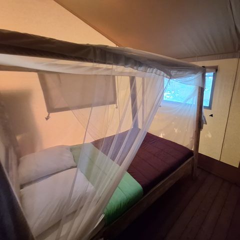CANVAS AND WOOD TENT 4 people - Lodge Woody PMR (disabled access) 4 pers