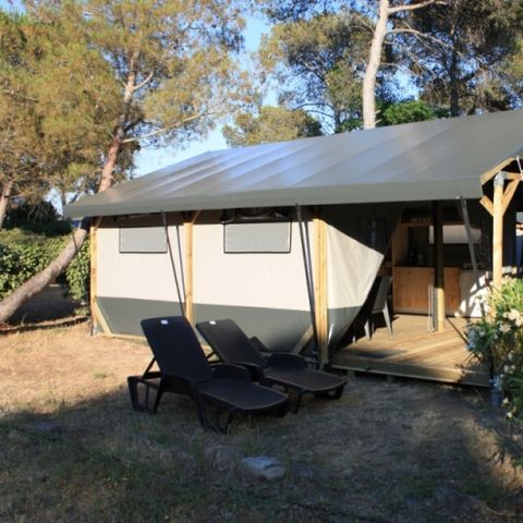 CANVAS AND WOOD TENT 6 people - Lodgetent, type BL