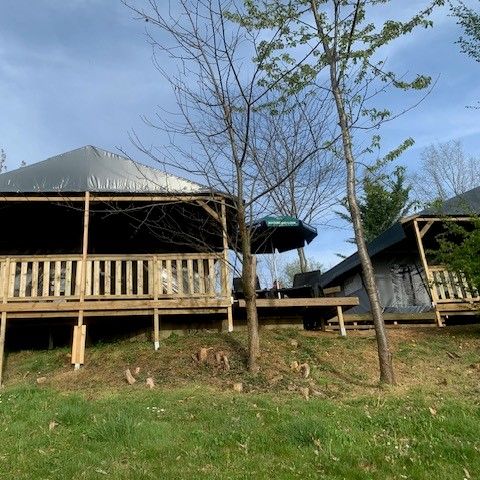 CANVAS AND WOOD TENT 6 people - Lodgetent, type LG+ changeover day Wednesday