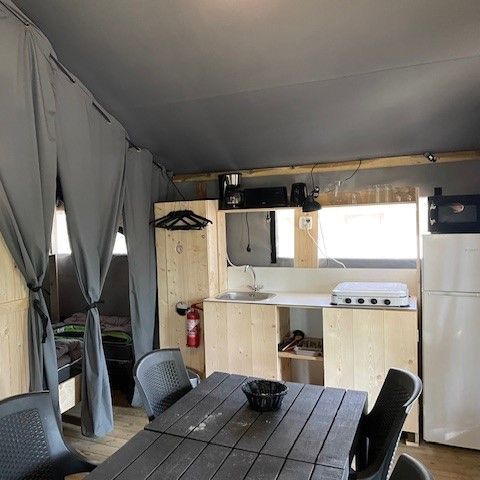 CANVAS AND WOOD TENT 6 people - Lodgetent, type LG+ changeover day Saturday