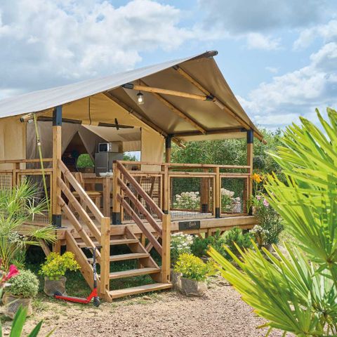 Lodge 5 persons - BALI canvas lodge - 32 m² - without sanitary facilities