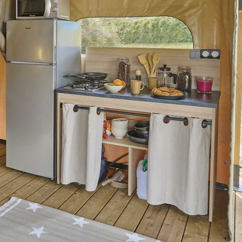 Lodge 5 persons - BALI canvas lodge - 32 m² - without sanitary facilities