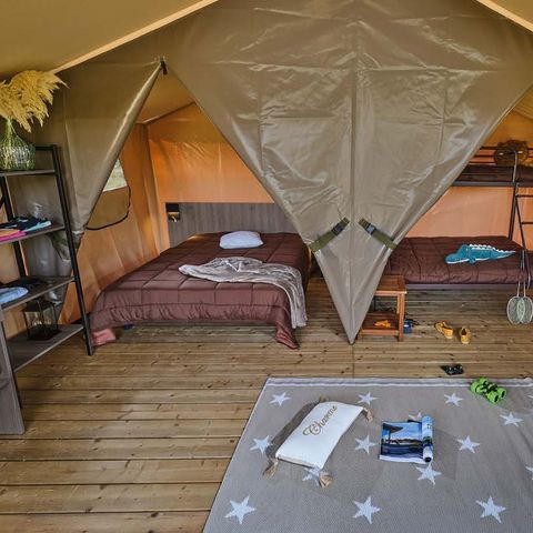 Lodge 5 persons - BALI canvas lodge - 32 m² - without sanitary facilities