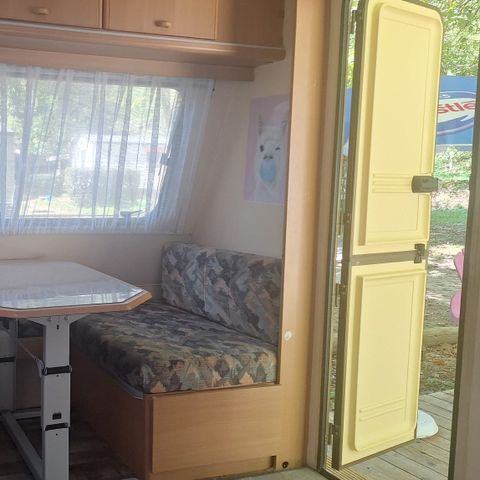 Caravan 2 persons - "Rosetta" or "Violetta" – No toilet facilities