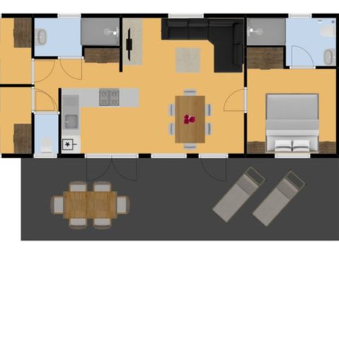 Mobile home 6 persons - Muzelle