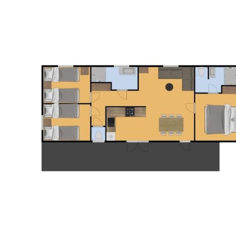 Mobile home 6 persons - Faucille