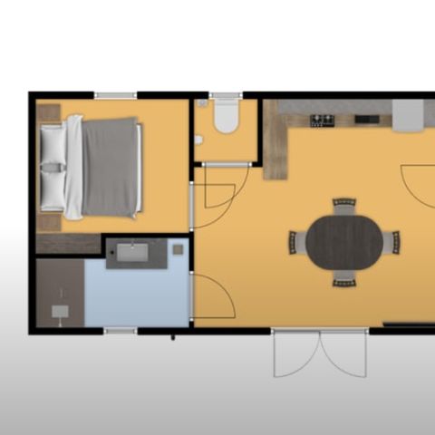 Mobile home 4 persons - Buclet