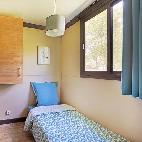 Mobile home 5 persons - Cottage Morea Confort 25m² 2 bedrooms + covered terrace 1/5 pers