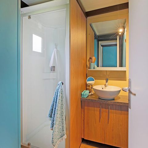 Mobile home 5 persons - Cottage Morea Confort 25m² 2 bedrooms + covered terrace 1/5 pers