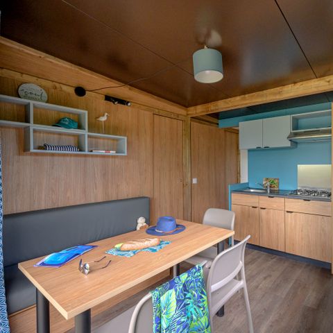 Mobile home 5 persons - Cottage Morea Confort 25m² 2 bedrooms + covered terrace 1/5 pers