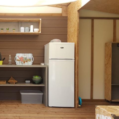 Glamping tent 4 persons - Bungalow Maori Confort 17m² 2 bedrooms - (without sanitary - without water) 2/4 pers
