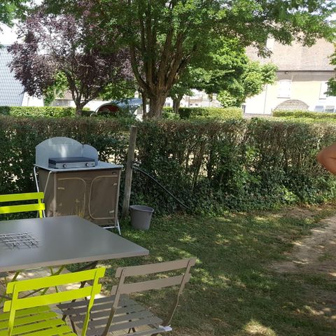Glamping tent 4 persons - Bungalow Maori Confort 17m² 2 bedrooms - (without sanitary - without water) 2/4 pers