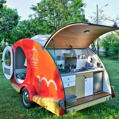 Caravan 2 persons - Caravan Vintage My Drop (without sanitary facilities) 2 pers