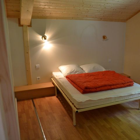 Chalet 4 persons - Chalet PMR Confort 35m² 2 bedrooms + covered terrace + TV + air conditioning 4 people