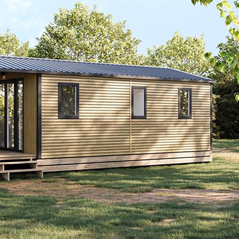 Mobile home 4 persons - COTTAGE Premium 2ch 29m² 2 bedrooms + TV + Dishwasher + air conditioning + plancha + XL terrace