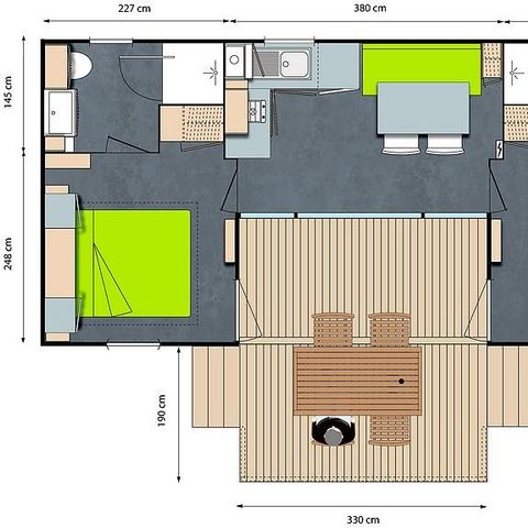 Mobile home 4 persons - THE PATIO