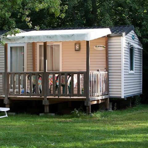Mobile home 4 persons - Le Chêne (2 rooms) + large terrace + TV free WIFI*.