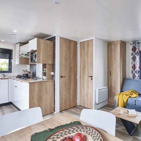MOBILE HOME 8 people - Family Premium 8 Persons (2023) large semi-covered terrace + TV + dishwasher + WIFI