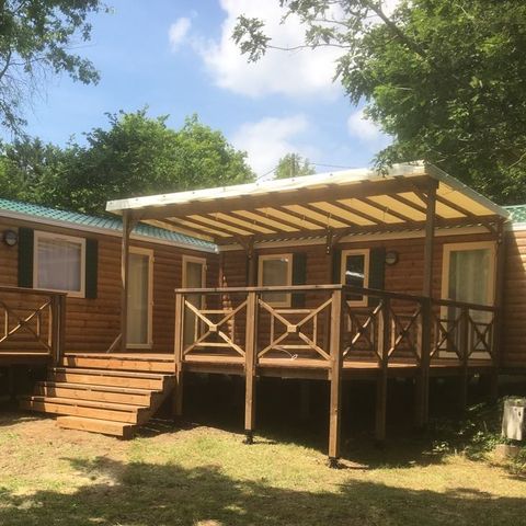 MOBILE HOME 8 people - Family Premium 8 Persons (2023) large semi-covered terrace + TV + dishwasher + WIFI