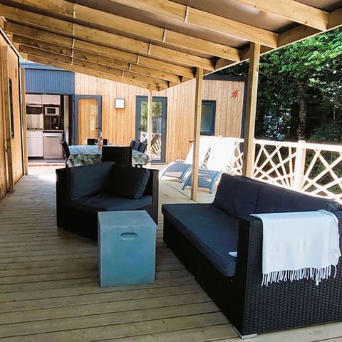 MOBILE HOME 8 people - Family Premium 8 Persons (2023) large semi-covered terrace + TV + dishwasher + WIFI