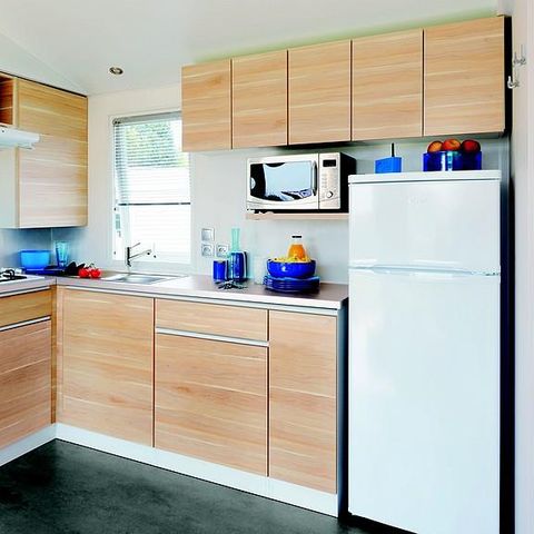 MOBILE HOME 6 people - Le Platane (3 bedrooms) + large terrace + TV