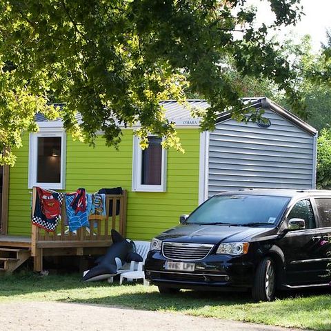 MOBILE HOME 6 people - Le Platane (3 bedrooms) + large terrace + TV