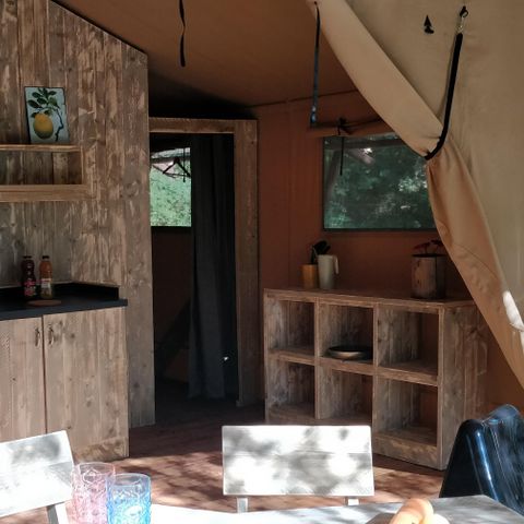 CANVAS AND WOOD TENT 4 people - Luxury Lodge Safari Tent Sunday riverside 40 m2