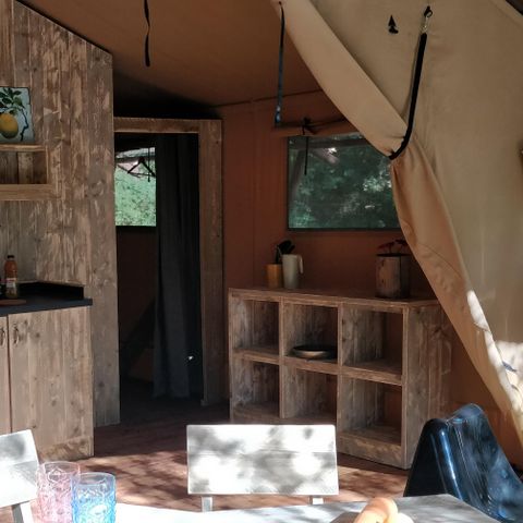 Canvas and wooden tent 4 persons - Luxury Lodge Safari Tent Sunday riverside 40 m2