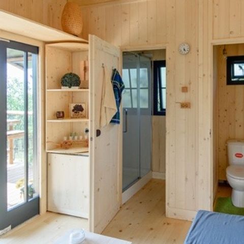 MOBILE HOME 5 people - cottage premium Dimanche (2022) riverside, 2 bedrooms, covered terrace 5 pers