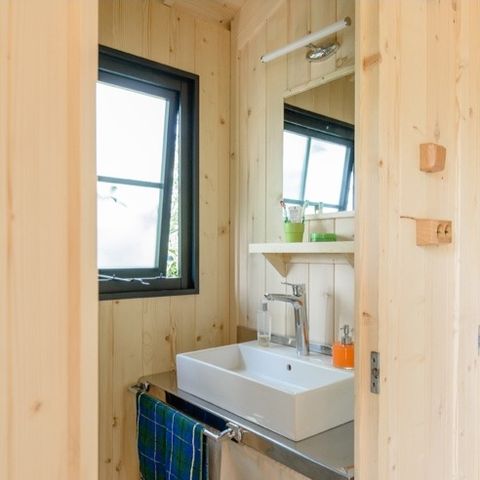 Mobile home 5 persons - cottage premium Dimanche (2022) riverside, 2 bedrooms, covered terrace 5 pers