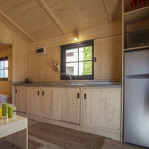 Mobile home 5 persons - cottage premium Dimanche (2022) riverside, 2 bedrooms, covered terrace 5 pers