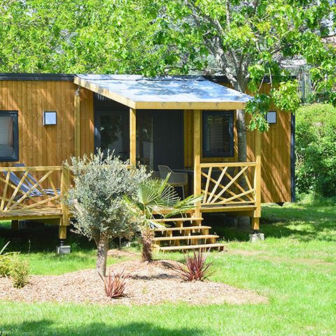 MOBILE HOME 4 people - "Olivier" (2023) Sunday, 2 bedrooms 2 bathrooms, large living room (tv), terrace