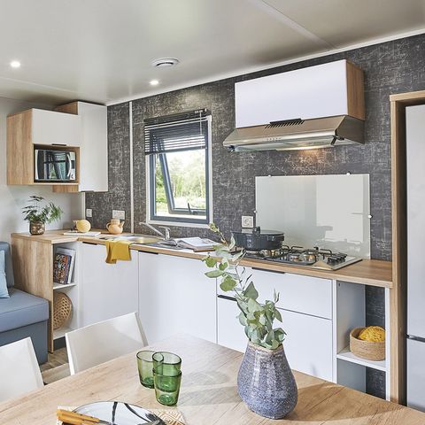 MOBILE HOME 4 people - "Olivier" (2023) Sunday, 2 bedrooms 2 bathrooms, large living room (tv), terrace