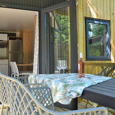 MOBILE HOME 4 people - "Olivier" (2023) Sunday, 2 bedrooms 2 bathrooms, large living room (tv), terrace