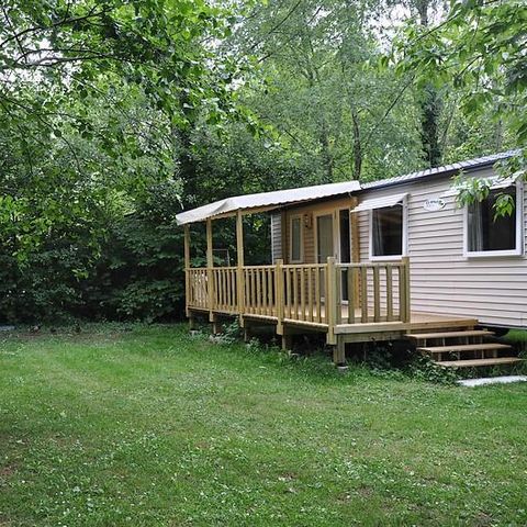 MOBILE HOME 6 people - Mobile-home Le Platane (3 bedrooms) RIVER FRONT - Large terrace - TV