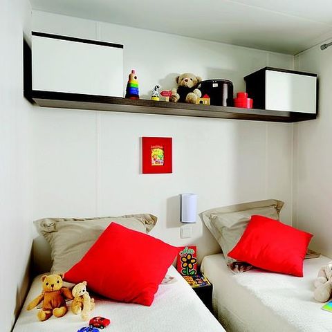Mobile home 6 persons - Mobile-home Le Platane (3 bedrooms) RIVER FRONT - Large terrace - TV