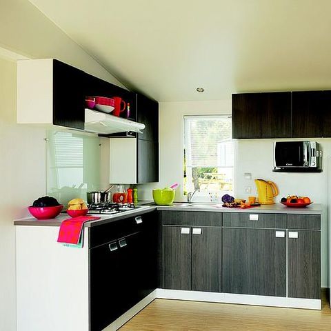 MOBILE HOME 6 people - Mobile-home Le Platane (3 bedrooms) RIVER FRONT - Large terrace - TV