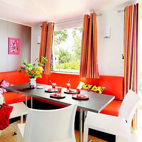 MOBILE HOME 6 people - Mobile-home Le Platane (3 bedrooms) RIVER FRONT - Large terrace - TV