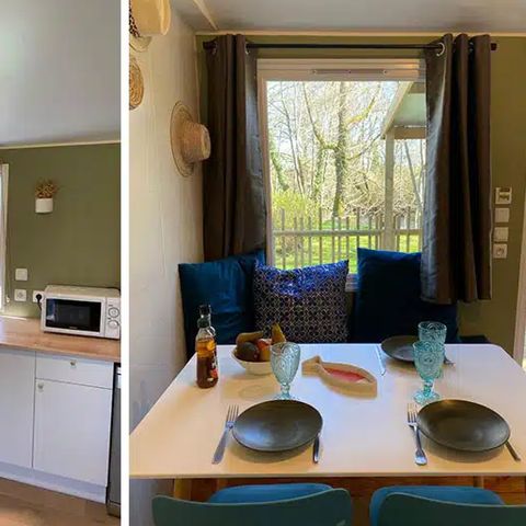 MOBILE HOME 4 people - Le Chêne (2 bedrooms) - BORD RIVIERE - Renovated 2024
