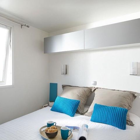 MOBILE HOME 6 people - Le Platane (3 bedrooms) + large terrace + TV