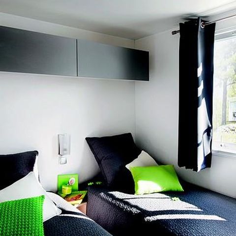 MOBILE HOME 6 people - Le Platane (3 bedrooms) + large terrace + TV