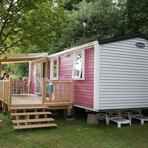 MOBILE HOME 6 people - Le Platane (3 bedrooms) + large terrace + TV