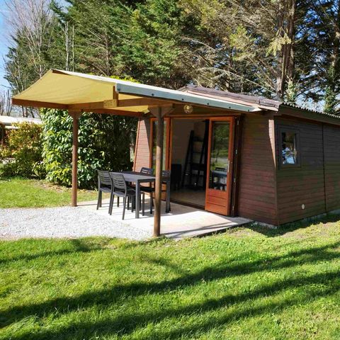 CANVAS AND WOOD TENT 4 people - HUT (WITHOUT SANITARY FACILITIES)