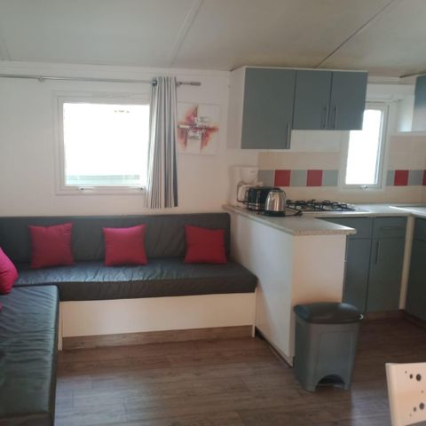 MOBILE HOME 6 people - Standard 22-28m² - 2 bedrooms - covered terrace + TV