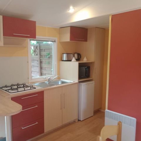 MOBILE HOME 6 people - Standard 22-28m² - 2 bedrooms - covered terrace + TV